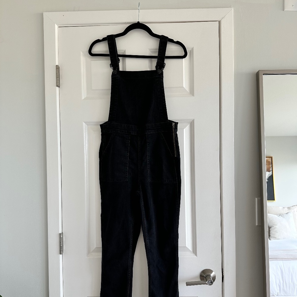 Madewell Skinny-Leg Overalls in Lunar Wash